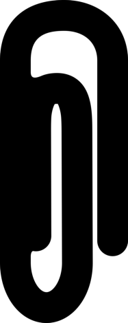 Office Paper Clip Craft Design Svg File, Free Vectors File